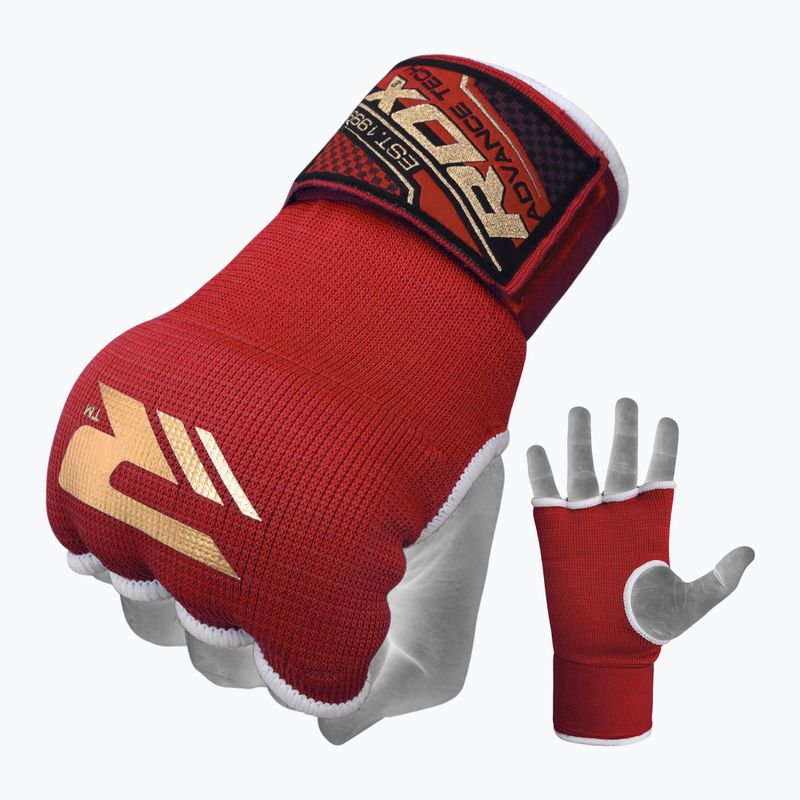 Rukavice RDX Hosiery Inner Strap Red HYP-ISR 6
