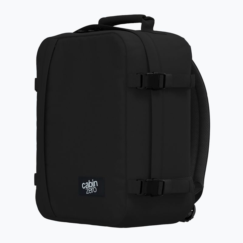 CabinZero Classic 28 l turistický batoh absolútne čierny 4