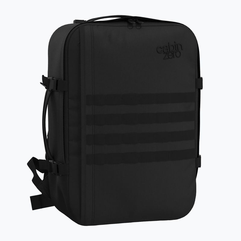 CabinZero Military 44 l turistický batoh absolute black 2