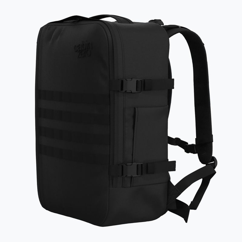 CabinZero Military 44 l turistický batoh absolute black 4