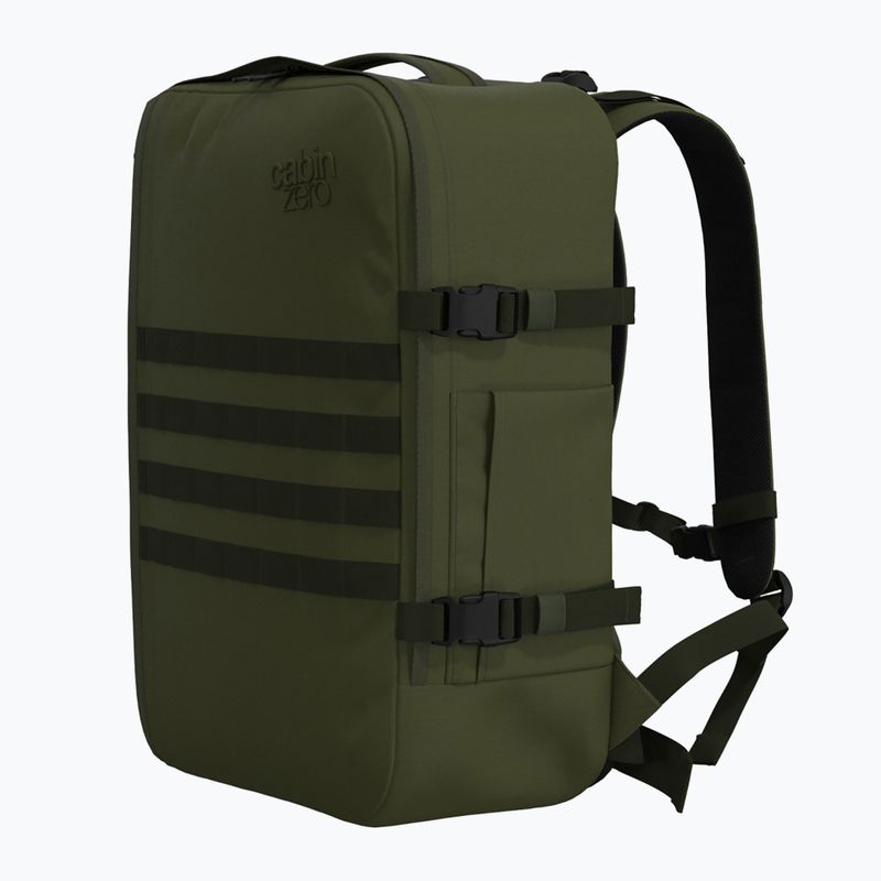 CabinZero Military 44 l zelený turistický batoh 4