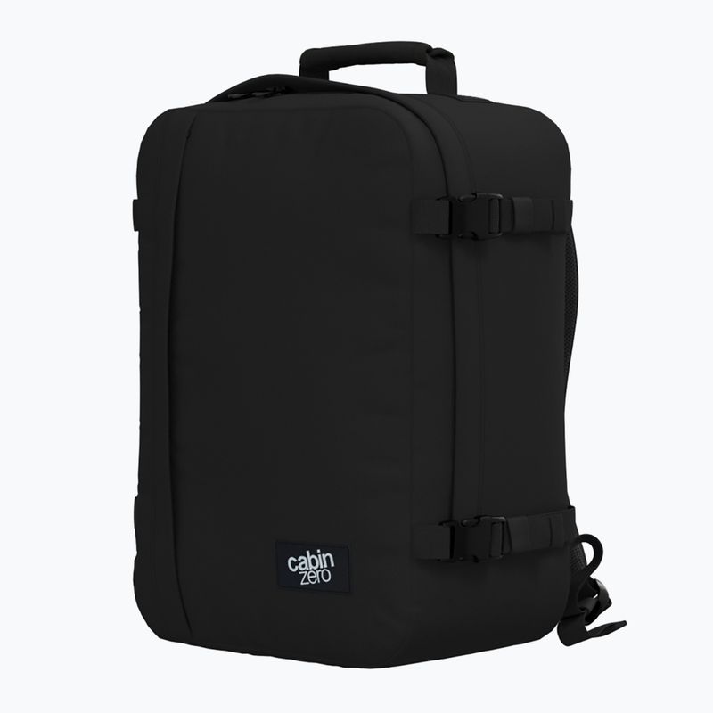 CabinZero Classic 36 l turistický batoh absolútne čierny 4