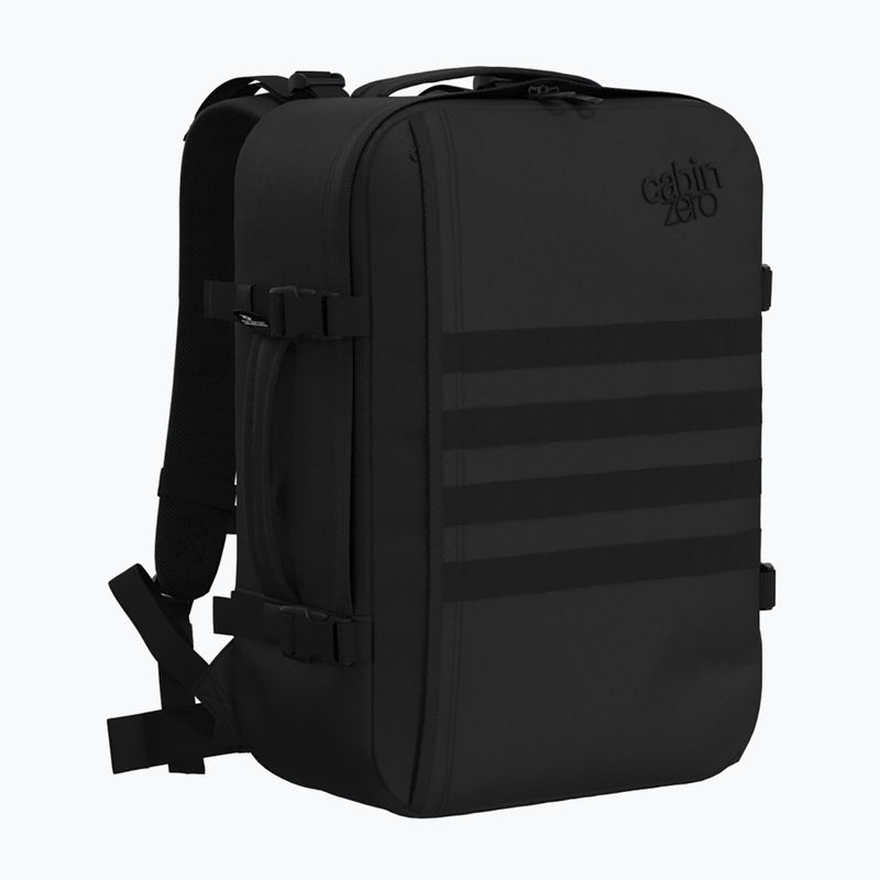 CabinZero Military 36 l turistický batoh absolute black 2