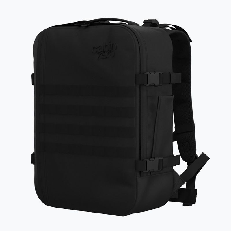 CabinZero Military 36 l turistický batoh absolute black 4
