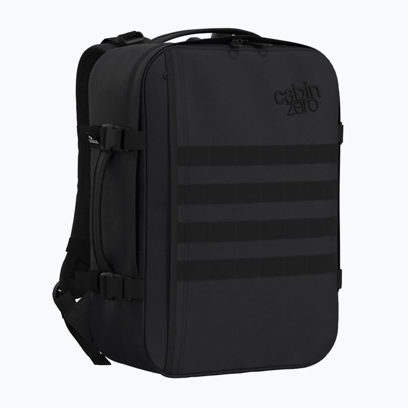 CabinZero Military 28 l turistický batoh absolute black 2