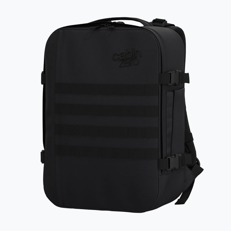 CabinZero Military 28 l turistický batoh absolute black 4