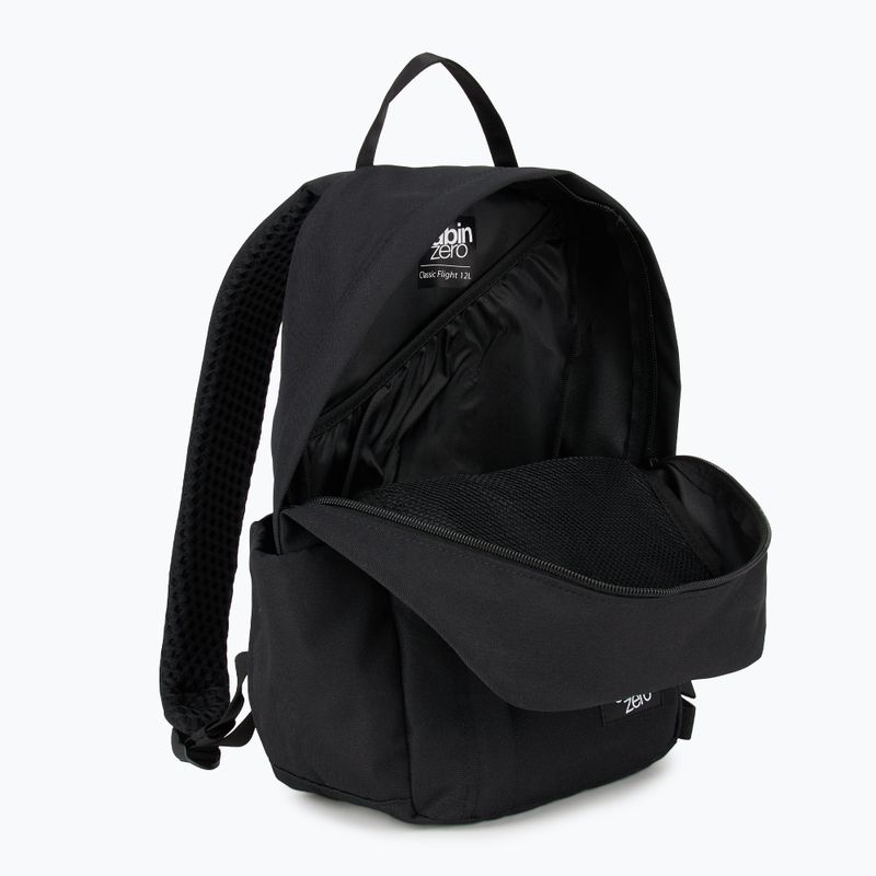 CabinZero Flight 12 l mestský batoh absolute black 4
