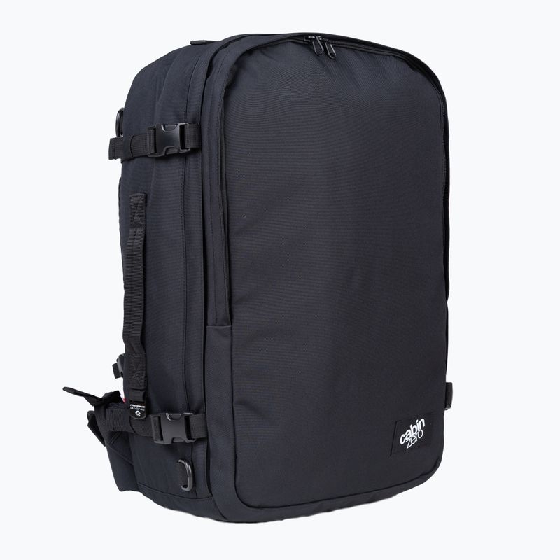 CabinZero Classic Pro 42 l absolútne čierny turistický batoh 2