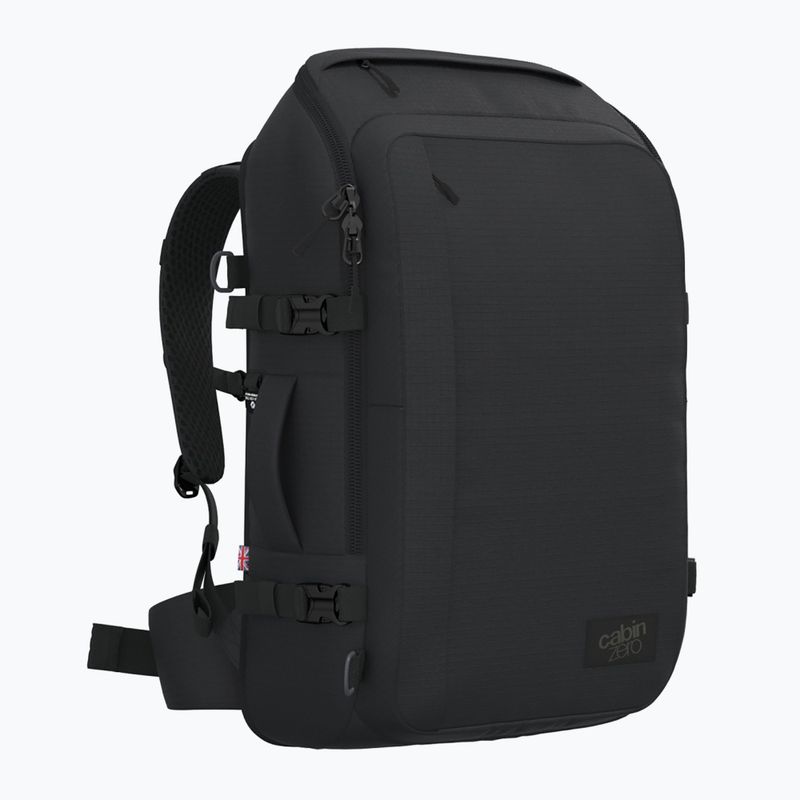 CabinZero Adventure 42 l turistický batoh absolute black 2