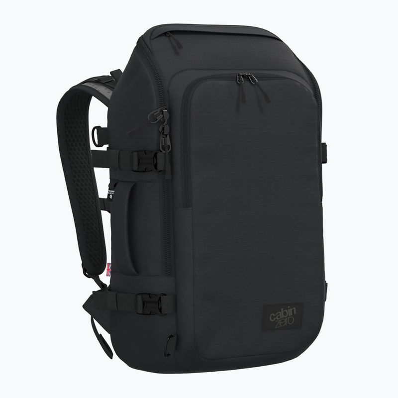 CabinZero Adventure Pro 32 l turistický batoh absolútne čierny 2