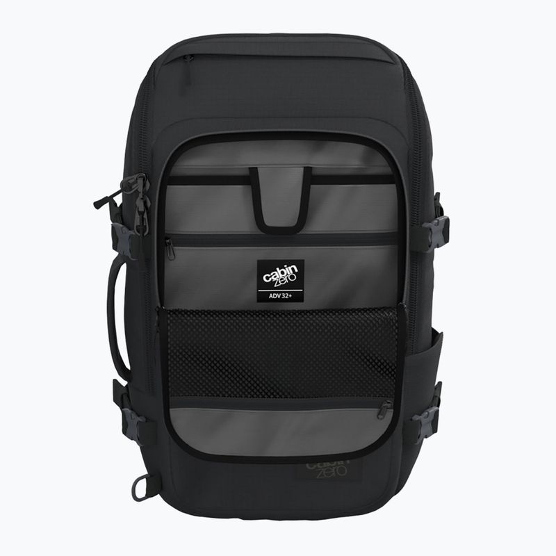 CabinZero Adventure Pro 32 l turistický batoh absolútne čierny 7