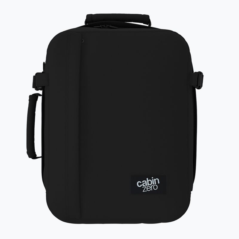 CabinZero Classic Tech 28 l turistický batoh absolútne čierny