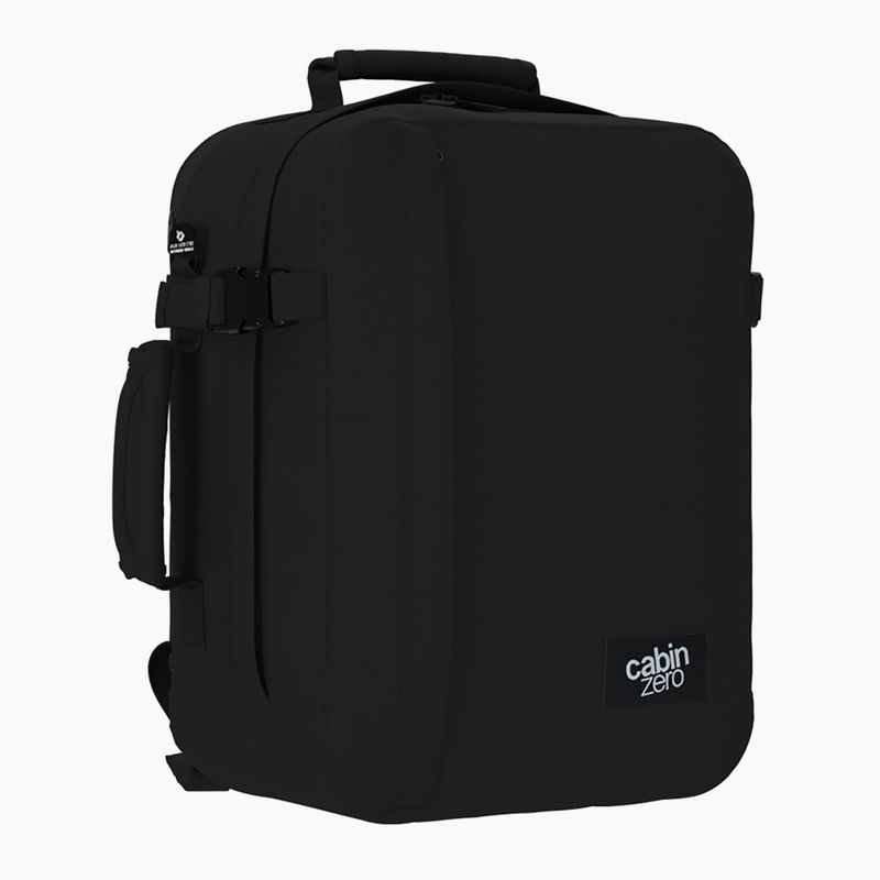 CabinZero Classic Tech 28 l turistický batoh absolútne čierny 2