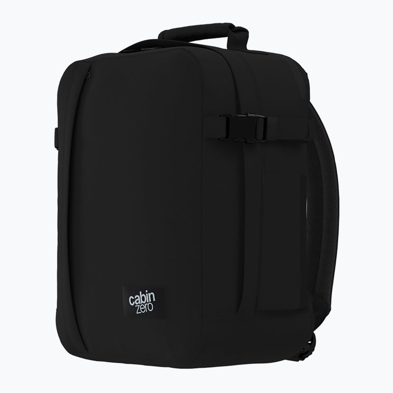 CabinZero Classic Tech 28 l turistický batoh absolútne čierny 4