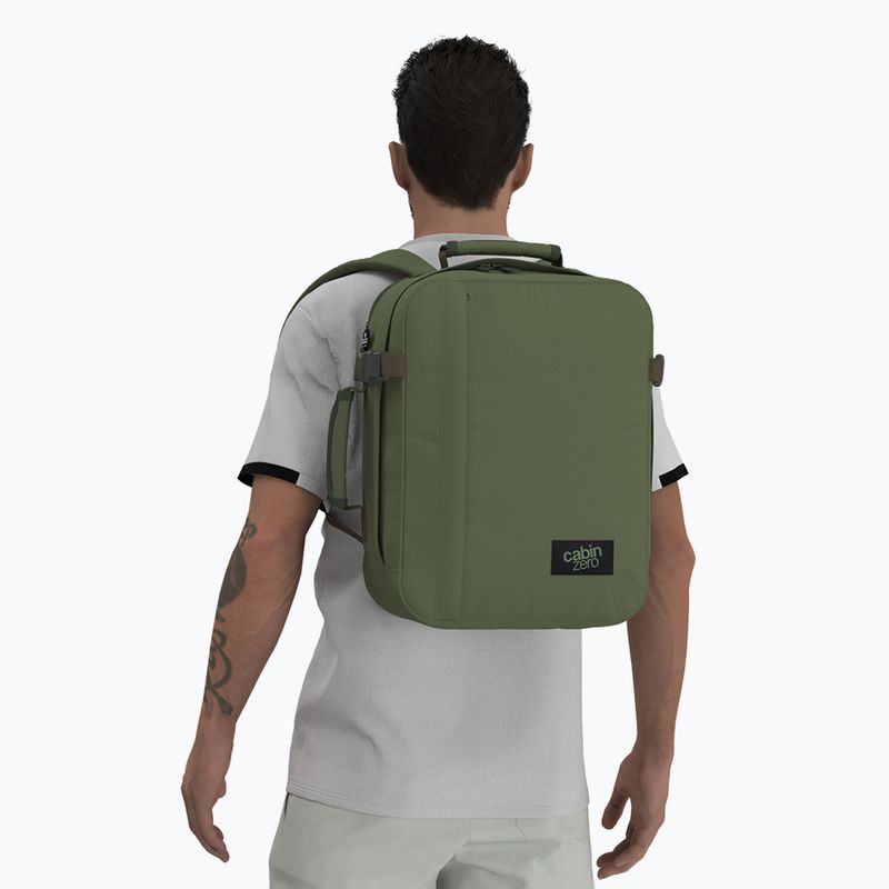 Cestovný batoh CabinZero Classic Tech 28 l georgian khaki 14