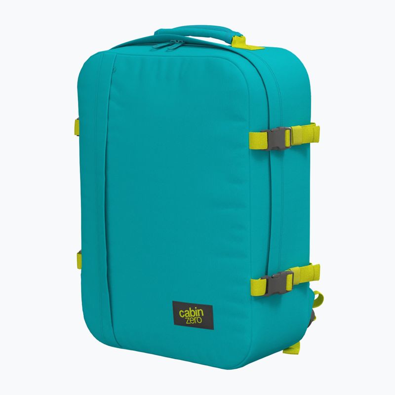 CabinZero Classic 44 l aqua lagoon turistický batoh 4