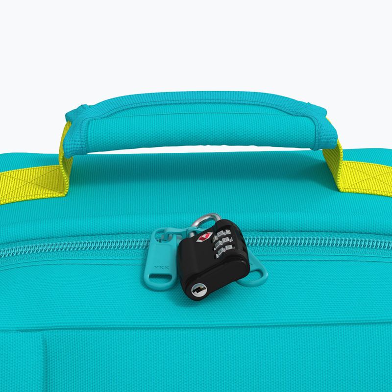 CabinZero Classic 44 l aqua lagoon turistický batoh 8