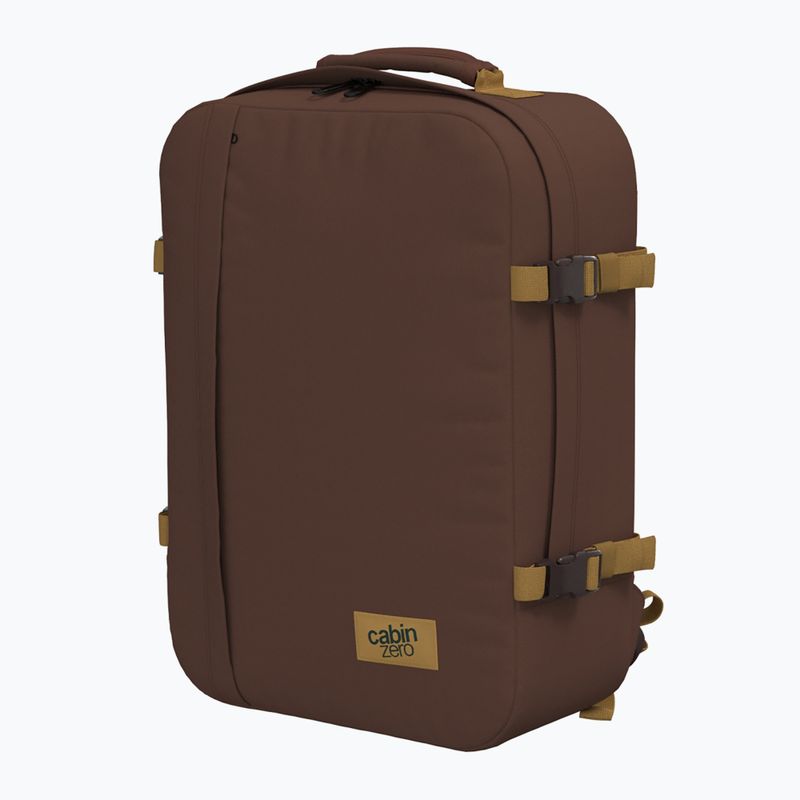 CabinZero Classic 44 l belgian chocolate turistický batoh 4