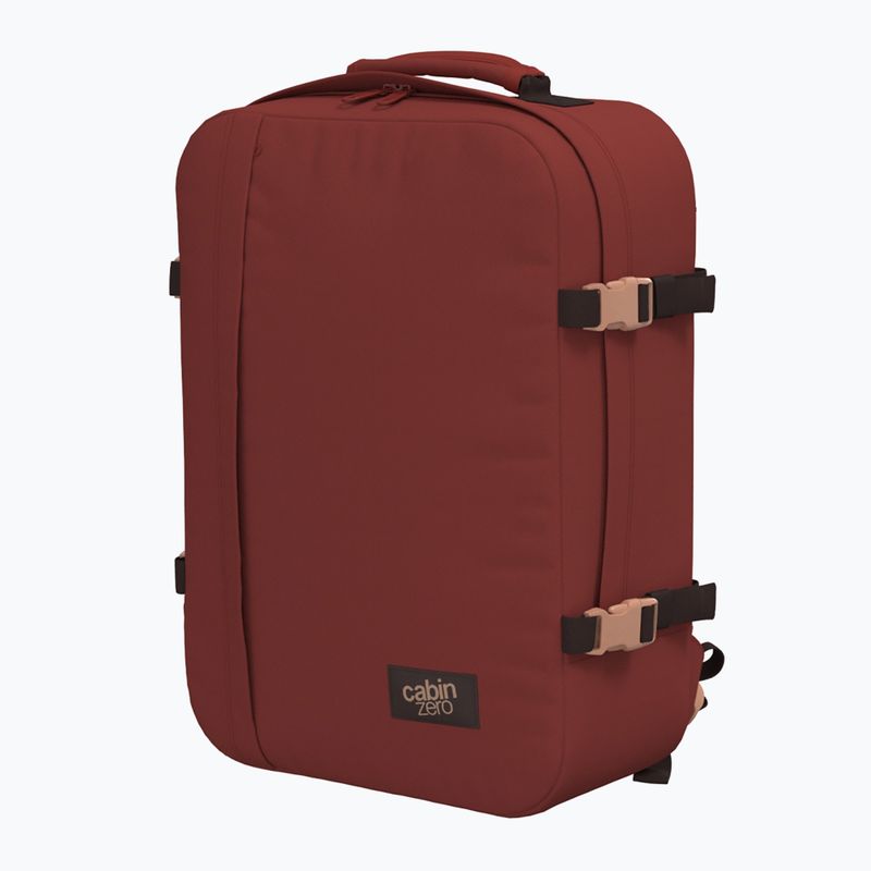 CabinZero Classic 44 l sangria red turistický batoh 4
