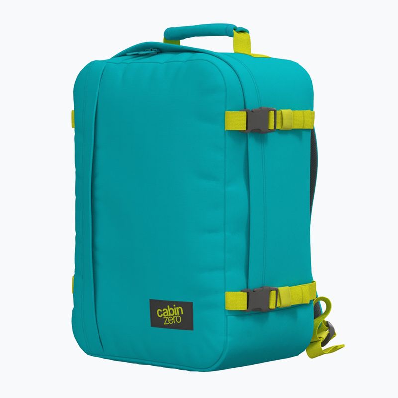 CabinZero Classic 36 l aqua lagoon turistický batoh 4