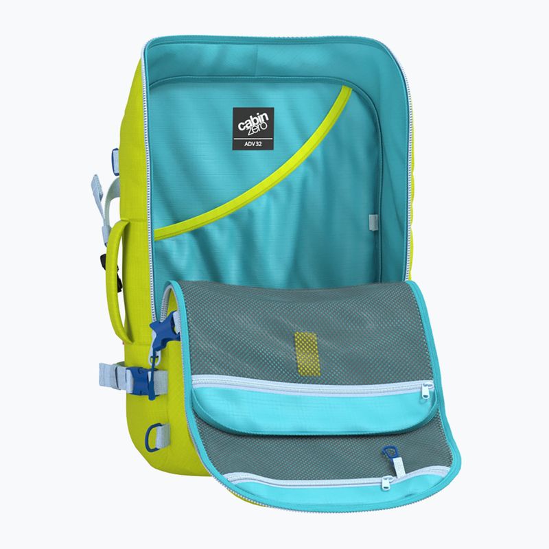 CabinZero Adventure 32 l mojito lime turistický batoh 7