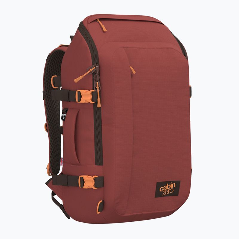 CabinZero Adventure 32 l sangria red turistický batoh 2