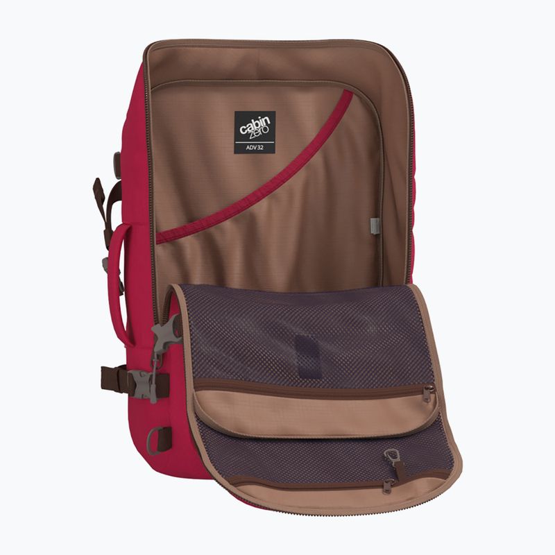 CabinZero Adventure 32 l miami magenta turistický batoh 7