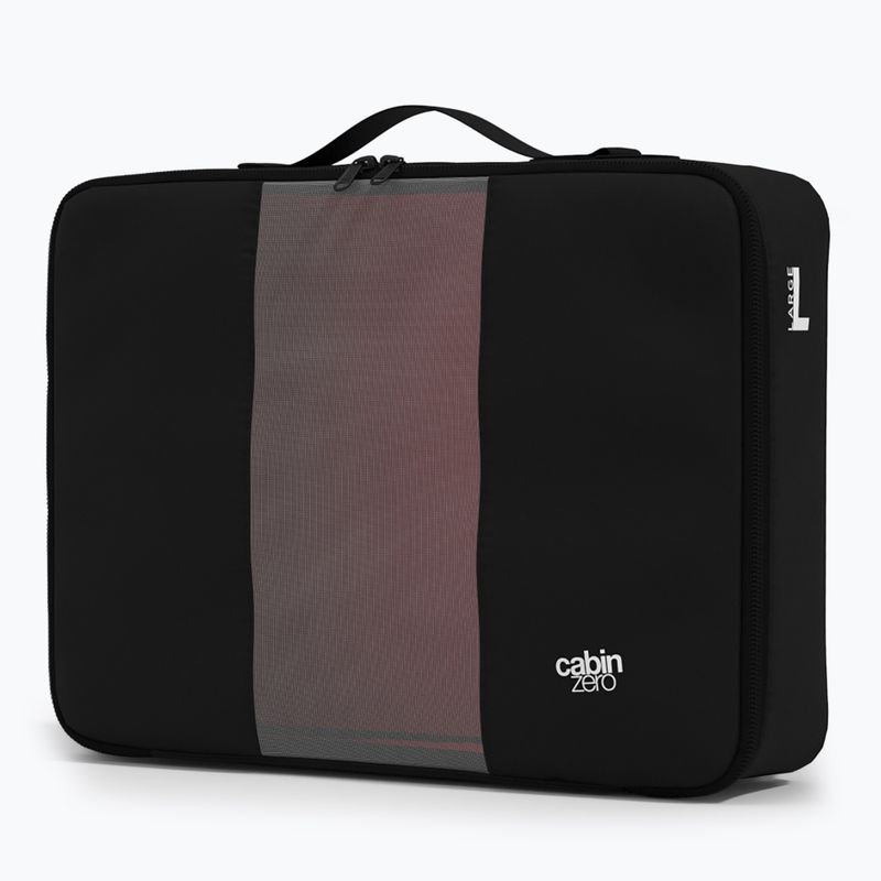 CabinZero Packing Cube Lux L absolútne čierny cestovný organizér 2