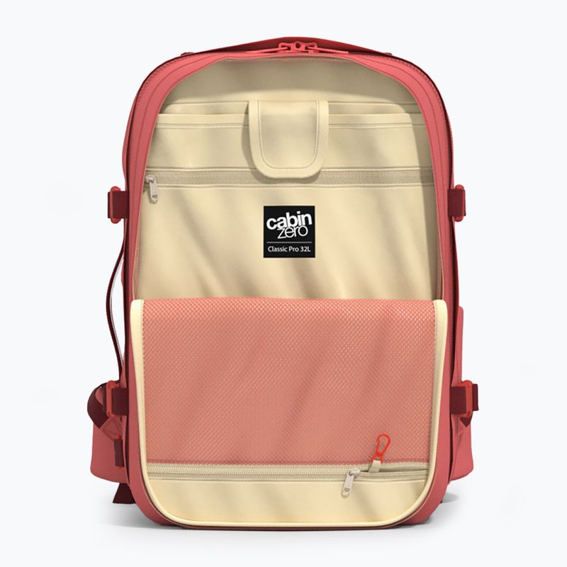 CabinZero Classic Pro 32 l peach valley turistický batoh 7