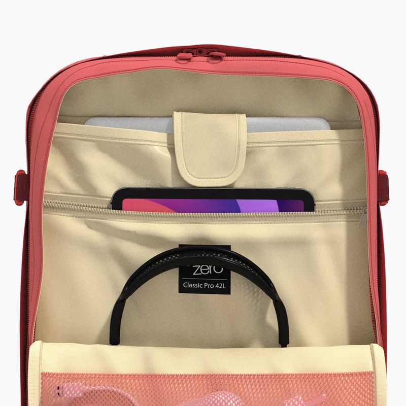 CabinZero Classic Pro 42 l peach valley turistický batoh 13