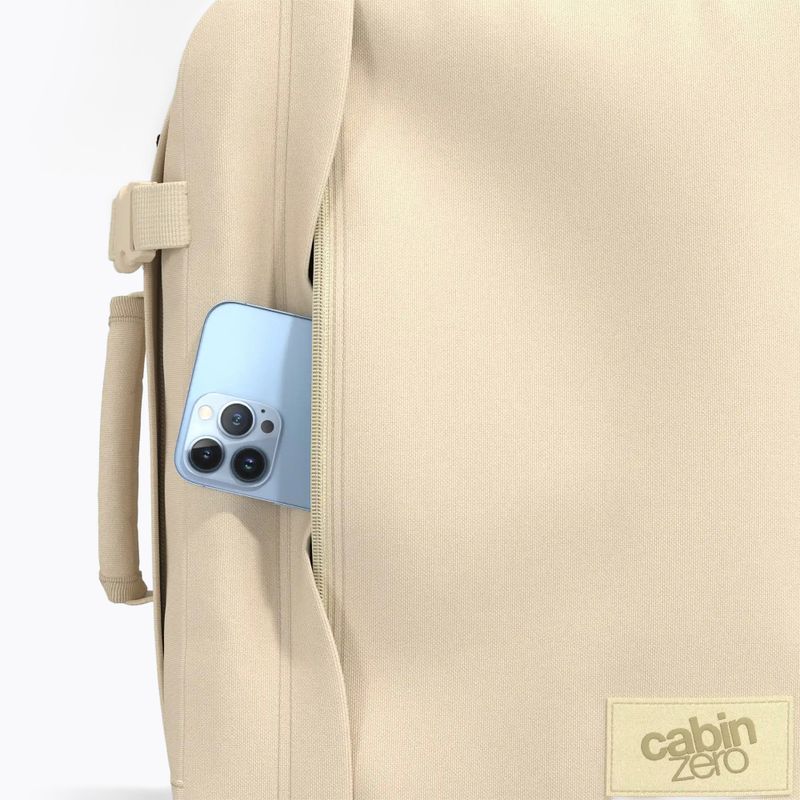Cestovný batoh CabinZero Classic Tech 28 l shell white 11