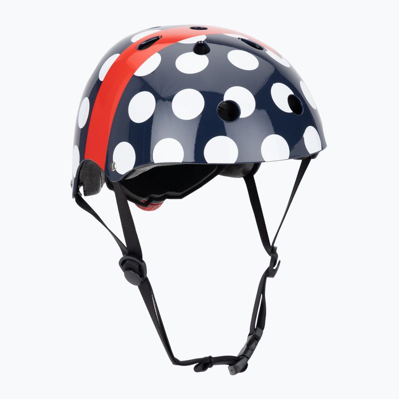 Detská cyklistická prilba Hornit PolkaDot navy/white/red