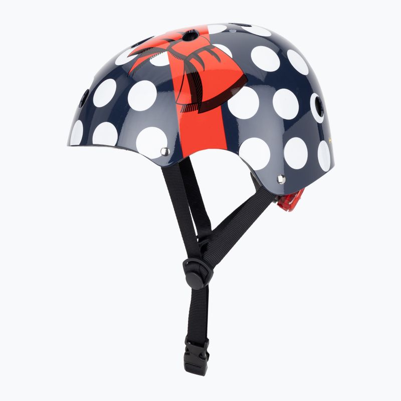 Detská cyklistická prilba Hornit PolkaDot navy/white/red 3