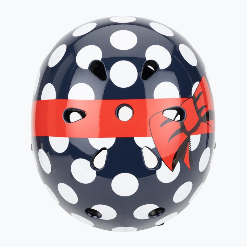 Detská cyklistická prilba Hornit PolkaDot navy/white/red 6