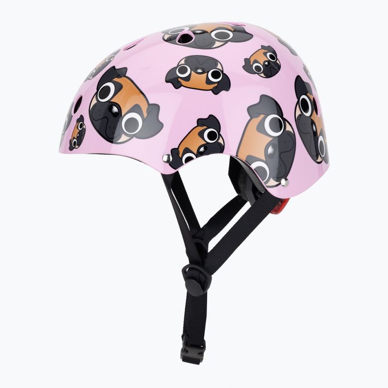 Detská cyklistická prilba Hornit Pug pink/brown 3
