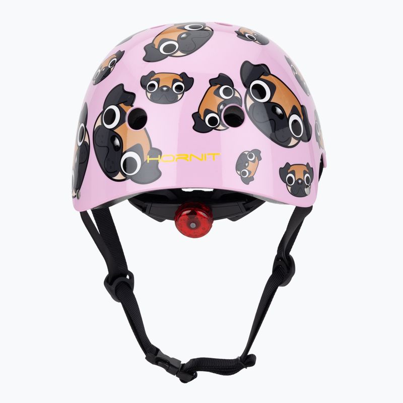 Detská cyklistická prilba Hornit Pug pink/brown 4
