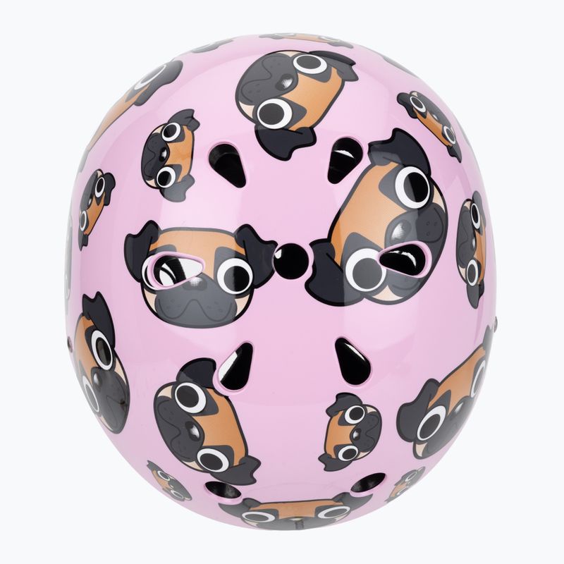Detská cyklistická prilba Hornit Pug pink/brown 6