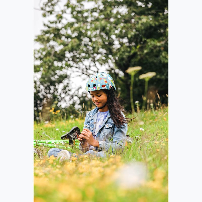 Detská cyklistická prilba Hornit IceCream blue/multicolor 11