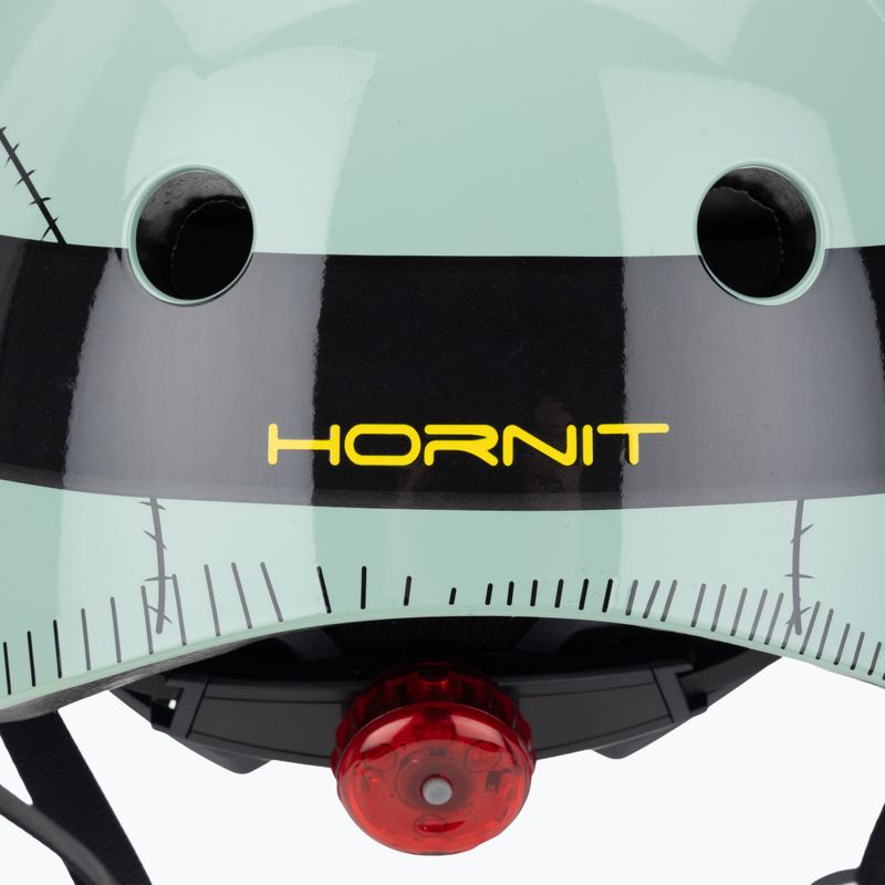 Detská cyklistická prilba Hornit Military mint 7