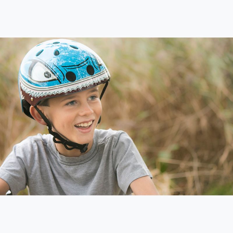 Detská cyklistická prilba Hornit Shark blue 8