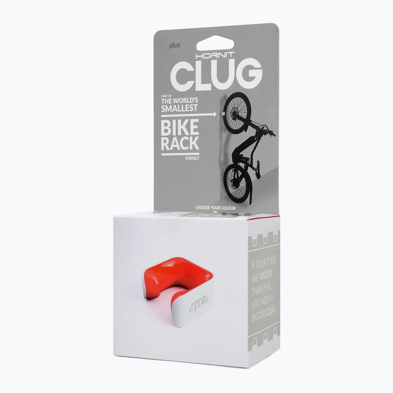 Hornit Clug Mtb Plus Bike Rack nástenný nosič bicyklov biely/oranžový PWO2591 4