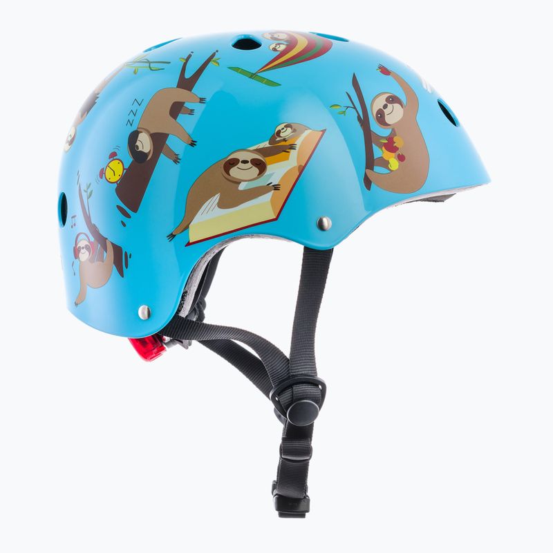 Detská cyklistická prilba Hornit Sloth modrá/hnedá 4