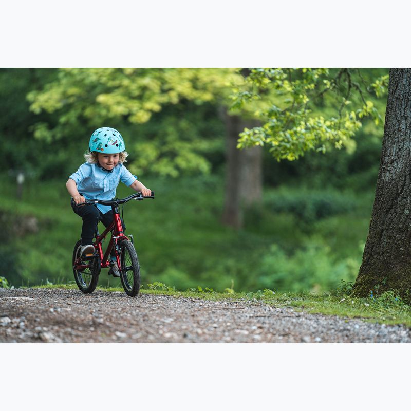 Detská cyklistická prilba Hornit Jurassic turquoise/multicolor 11