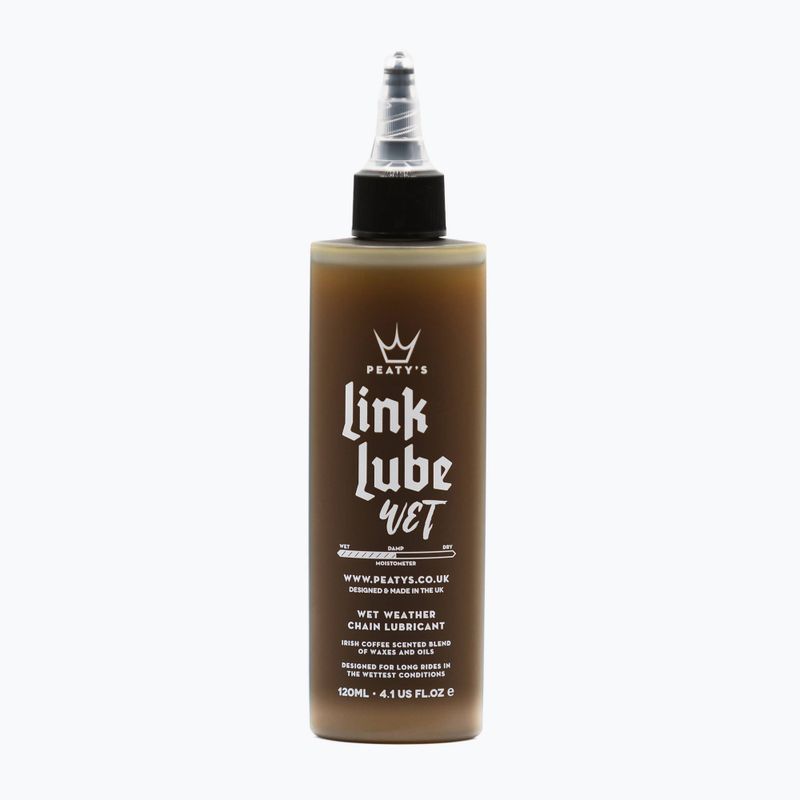 Peaty's Linklube Mazivo na mokré reťaze Pwl-120-72 hnedé 83860 5