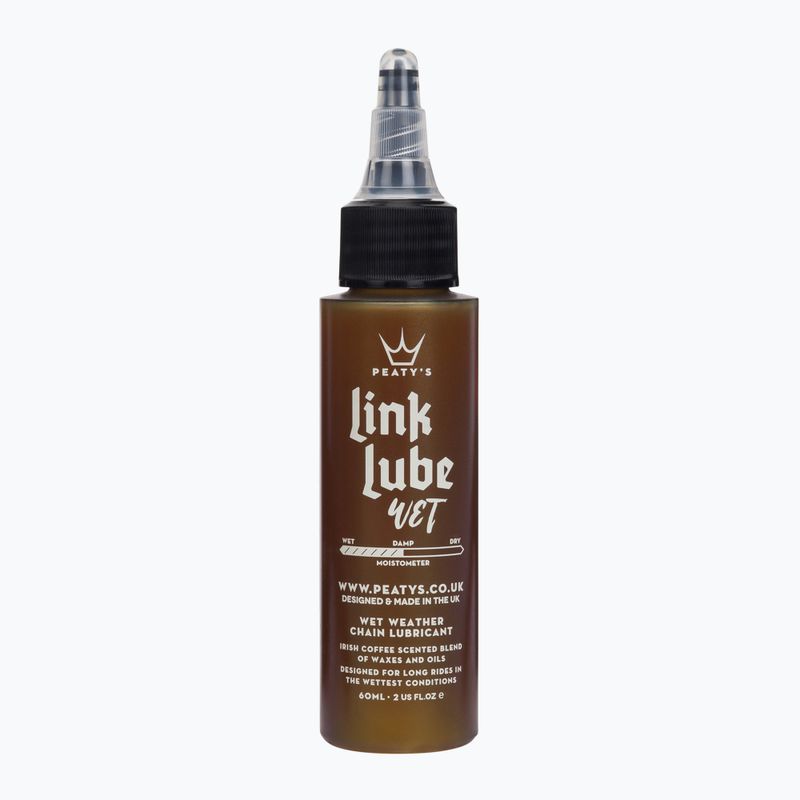Peaty's Linklube Mazivo na mokré reťaze Pwl-120-72 hnedé 83860 4