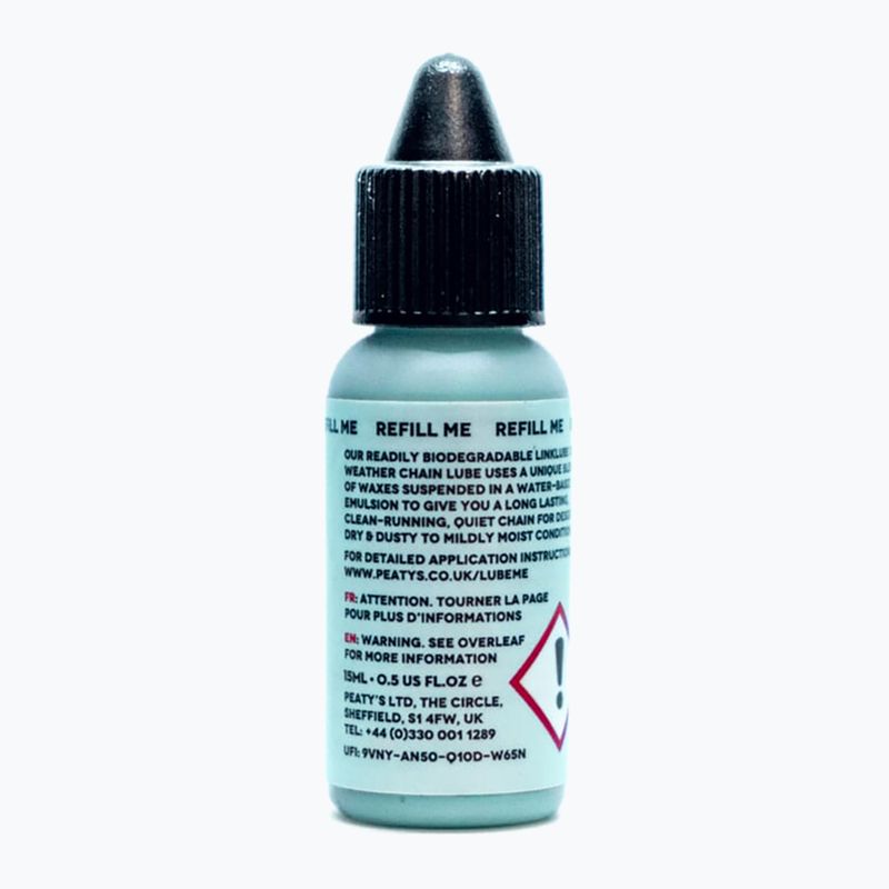 Peaty's Linklube Suché mazivo na reťaze 15 ml 2