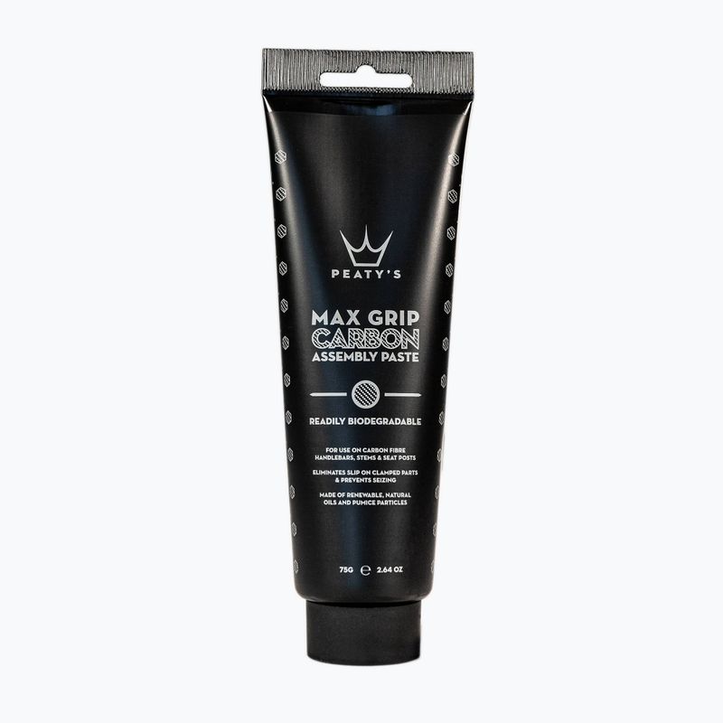 Peaty's Max Grip Carbon Montážna pasta Pgr-Cgp-75-72 čierna 83872