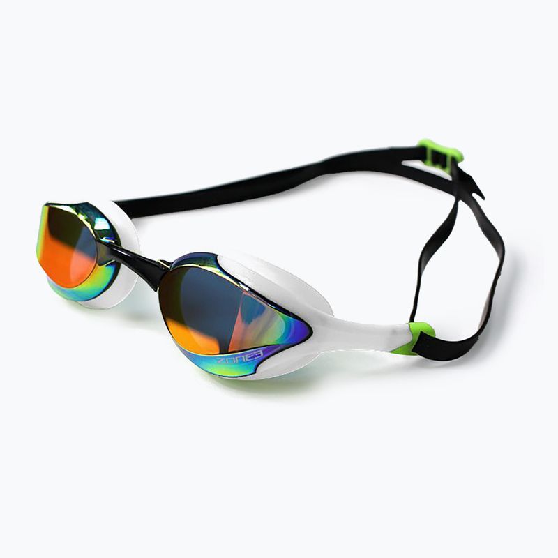 Plavecké okuliare ZONE3 Volare Streamline Racing white/lime 6