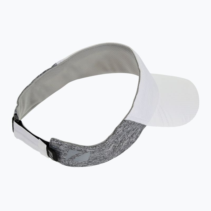 Bežecký šilt ZONE3 Lightweight Race Visor white/charcoal marl/relective silver 2