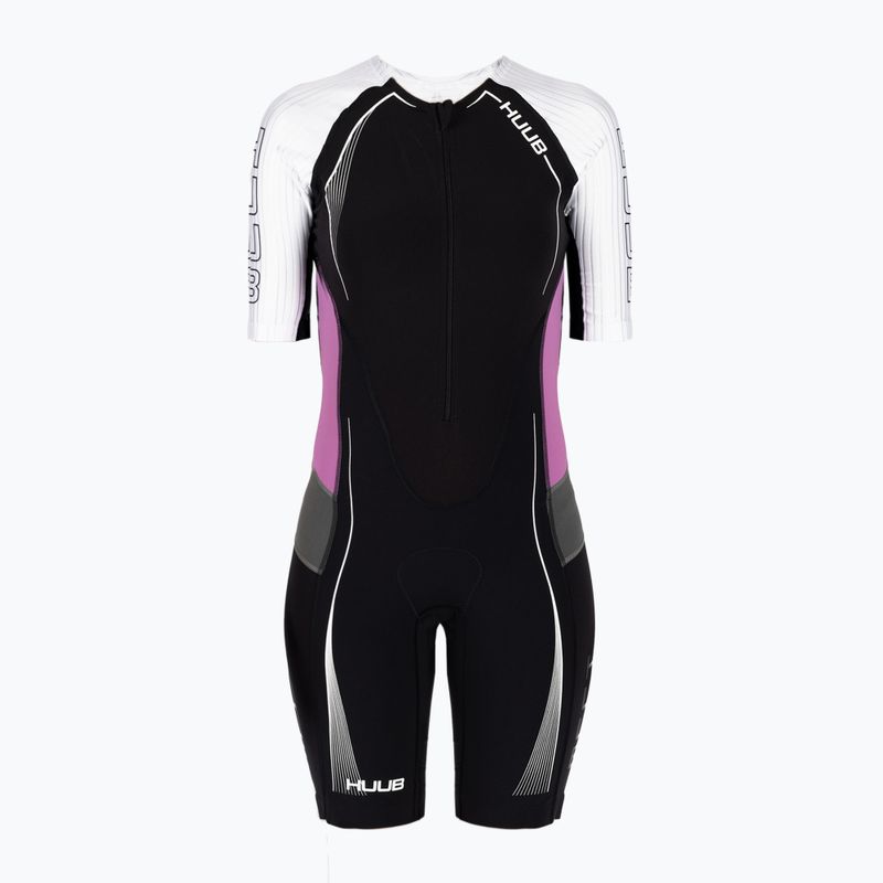 Dámsky triatlonový oblek HUUB Anemoi Aero Tri Suit čierno-biely ANELCSW